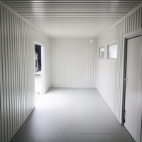 Maison conteneur moderne en kit, unité modulaire préfabriquée directement de l'usine avec structure en acier galvanisé pour bureau, hôtel, camping