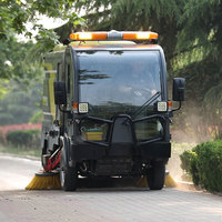 Balayeuse multifonctionnelle de quatrième génération balayeuse de voirie électrique pure