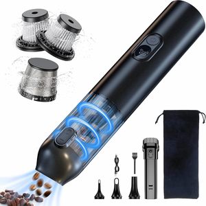 Aspiradora de Mano Inalámbrica de 14000 Pa, 4 en 1, Mini Aspiradora Portátil Inalámbrica para Auto con Función de Soplado y Succión para Limpieza del Hogar y del Auto - Product Image 1
