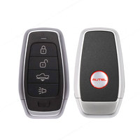 Autel IKEYAT004AL IKEY 4 botones llave Universal inteligente usada con máquina de copia de programación de llave de coche Altra KM100 IM508 IM608 IM608S