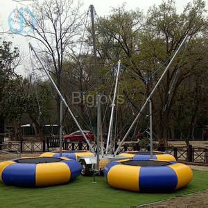 Outdoor Kids and Adult <strong>Bungee</strong> Jumping 4 in 1 Inflatable <strong>Bungee</strong> Trampoline Games - Product Image 2