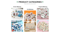 Règle magnétique personnalisée en acrylique pour Mahjong, poussoir de tuiles à bord droit, 17,5-20 pouces, 2-en-1, pour jeu de société Mahjong américain, OEM