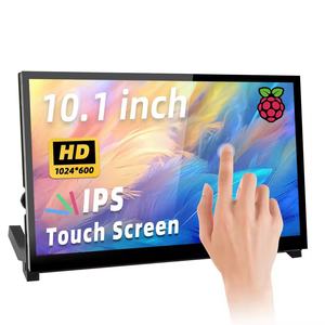 Tampilan LCD layar sentuh kapasitif 10.1 inci IPS 1024*600, cocok dengan <span class=keywords><strong>Raspberry</strong></span> <span class=keywords><strong>Pi</strong></span> 3B 4B - Product Image 1