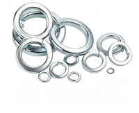 Spring Washer, Carbon Steel / Stainless Steel Split Lock Washer, Assorted Sizes for Bolt Screw Fastener