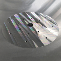Table à vide ronde puissante en aluminium, plateforme circulaire à forte aspiration pour équipement de découpe spécial