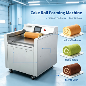 Machine à former des gâteaux pour la production de rouleaux de <span class=keywords><strong>chocolat</strong></span> <span class=keywords><strong>au</strong></span> thé vert Swiss Towel - Product Image 5