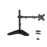 Prix d'usine Support mural pour moniteur TV réglable à bras unique pour ordinateur portable