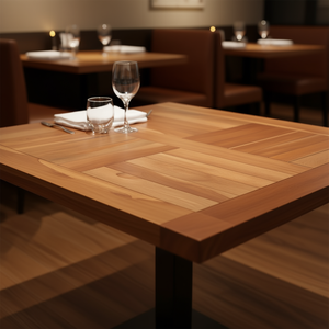 Mesa de madera maciza de teca 23,6 \ "x23.6 \" X1 \ "para uso en restaurantes - Product Image 2