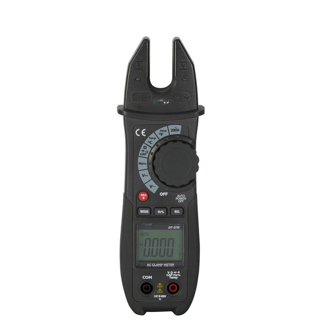 GOYOJO DC-DT-370 Heavy Duty 200A AC Open-Jaw Digital Clamp Meter with NCV 4000 counts display