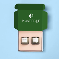 Scatole per Candele in Cartone Ondulato Ecologiche Personalizzate, Confezione di Lusso per Spedizione Candele