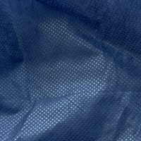 Culottes jetables non tissées pour femme, modèle triangle, en PP 30GSM, bleu foncé, avec ceinture élastique à 4 rangées