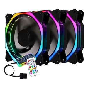 120mm RGB LED Computer Case Fan 12V Remote <b>Controller</b> for Changing Color Fans - Product Image 6