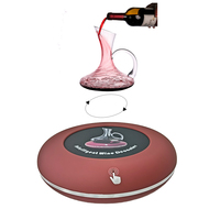 Aireador y Decantador de Vino Eléctrico Negro, Divisor de Velocidad Inteligente, Rotación Automática, Reutilizable, Ecológico, Estilo Americano