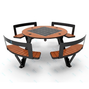 Adlis/weiyin Wyc1821 Bibo, Punto de Acceso Wi-Fi, Cargador USB Móvil con Energía Solar para Picnics al Aire Libre - Mesa de Picnic de Acero - Product Image 1