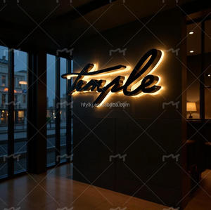 Insegna Luminosa <span class=keywords><strong>LED</strong></span> Personalizzata per Esterni, Segnaletica 3D Luminosa per <span class=keywords><strong>Aziende</strong></span>, Lettere Retroilluminate in Metallo, Logo Aziendale - Product Image 2