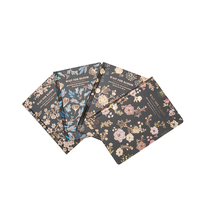 Carnet de notes ligné à couverture rigide avec estampage à chaud floral, en gros, en stock, journal ligné prêt à l'emploi