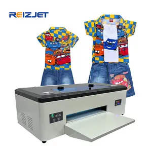 Мини-портативная флексографическая печатная машина Reizjet, толстовка, Холщовая Сумка, Dtf пленка, цифровые принтеры A3
