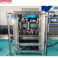Ligne de production liquide entièrement automatique de haute précision, alimentateur, capsuleur pour boissons, poudres, produits alimentaires, composants d'engrenages, trémie de 200 L