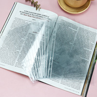Pochettes de planification A5 personnalisées en PVC transparent pour classeur à spirale et à feuilles mobiles, idéales pour le budgeting et le rangement de documents, écologiques