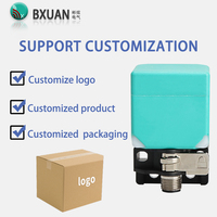 Capteur de proximité inductif carré BXUAN, distance de détection 20 mm, NPN NO, M12, 4 broches, montage encastré, détection de fer