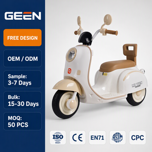 Moto électrique pour enfants avec siège, <span class=keywords><strong>tricycle</strong></span> télécommandé pour bébés garçons et filles, trottinette rechargeable - Product Image 1