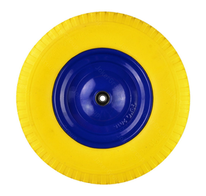 Rueda Sólida para <span class=keywords><strong>Carretilla</strong></span> <span class=keywords><strong>de</strong></span> Mano, Resistente a Pinchazos, <span class=keywords><strong>de</strong></span> Espuma <span class=keywords><strong>de</strong></span> Poliuretano, con Rodamiento <span class=keywords><strong>de</strong></span> Bolas, 3.50-8 4.00-8, Llanta <span class=keywords><strong>de</strong></span> Acero, <span class=keywords><strong>Precio</strong></span> <span class=keywords><strong>de</strong></span> Fábrica - Product Image 1