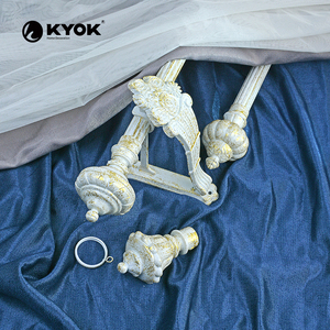 Soporte <span class=keywords><strong>de</strong></span> Cortina con Diseño Innovador en Forma <span class=keywords><strong>de</strong></span> Torre, Terminales Negros para <span class=keywords><strong>Cortinas</strong></span>, Soporte <span class=keywords><strong>de</strong></span> <span class=keywords><strong>Acero</strong></span> para Hogar u Hotel - Product Image 1