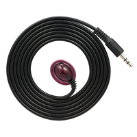 Câble récepteur infrarouge IR pour télécommande TV, 1,5 m, prise 3,5 mm, gaine en PVC, pour lecteur DVD, en stock
