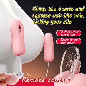 Pompa Klitoris 3in1 Berkualitas Tinggi, Penjepit Puting, Vibrator, Penghisap Puting, Pemijat Masturbator untuk Stimulator Klitoris dan Puting - Product Image 3