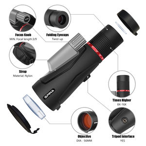 SPINA OPTICS 8-16x56 Dach prisma BAK4 Mon okular FMC <span class=keywords><strong>High</strong></span> <span class=keywords><strong>Definition</strong></span> Teleskop mit Gurt - Product Image 5