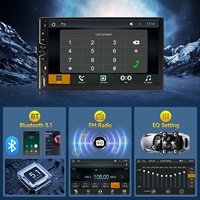 Universel Android 2 Din 7 pouces Carplay voiture lecteur Mp3 voiture multimédia Auto électronique autoradio lecteur pour la vente en gros