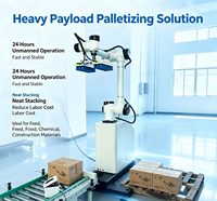 Robot Colaborativo Anticolisión de Primera Calidad para Paletización, Robot para Carga Automatizada de Palets con Cubetas de Plástico
