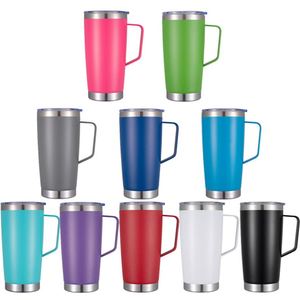 Mug à café en acier inoxydable 304 de qualité alimentaire 20 oz, résistant au lave-vaisselle, tasse à café en métal, mugs de voyage, coffrets cadeaux de fêtes ASM26 - Product Image 6