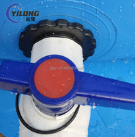 Bassin de pêche pliable en PVC léger et portable pour l'élevage en extérieur