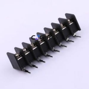 DBT30R-9.5-8P-BK-P Barrier Terminal Block Bent Lead Through Hole,P=9.5mm Connector - Product Image 1