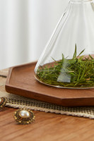Bouteille de parfum en verre pour SPA, instrument aromatique en laiton pour huiles essentielles, senteur grains de café, bouteille dorée