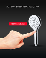 Support de douche étoile haute pression affichage numérique portable douche pluie thermostatique pommeau de douche Led avec lumière et température