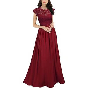 Women's Chic Evening <strong>Dresses</strong> 2025 Lace Maxi <strong>Dress</strong> with Lace Elegant Tight Waist Design for Fat Ladies Wholesale <strong>New</strong> <strong>Dress</strong> - Product Image 4