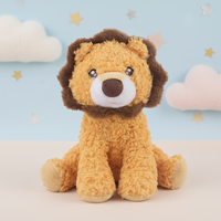 Couverture en peluche personnalisée super douce Lion de la Jungle avec rembourrage en coton PP pour la chambre de bébé, cadeau d'anniversaire - Marché UE/USA