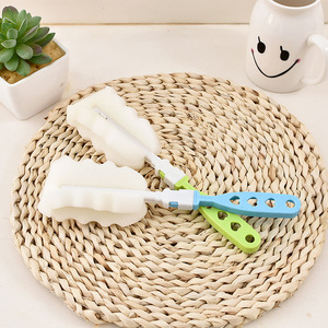 Cepillo para tazas con mango largo y cabezal de esponja para limpiar botellas y tazas de té - Product Image 4