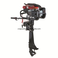 Nouveau moteur hors-bord à essence HANGKAI 7cv 4 temps refroidi par air avec moteur Loncin