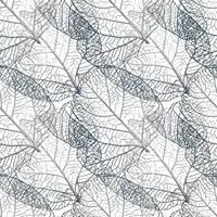 Essuie-tout en coton écologique à motif squelette de feuille, aspect métallisé, pour une décoration de cuisine moderne