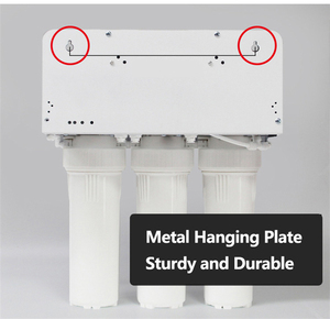 Purificador de agua eléctrico para el hogar 100GPD, dispensador de agua directo de ósmosis inversa con filtro de <span class=keywords><strong>bayoneta</strong></span> y manómetro - Product Image 3