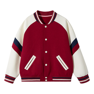Custom Unisex <b>Quilted</b> Varsity Jacket Hooded Cotton Canvas Winter Jacket with Embroidered Logo OEM Service - Product Image 1