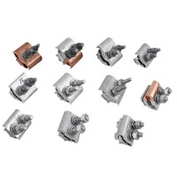 Pince PG en aluminium argenté galvanisé à chaud résistant à la corrosion pour la connexion de lignes électriques, raccords électriques