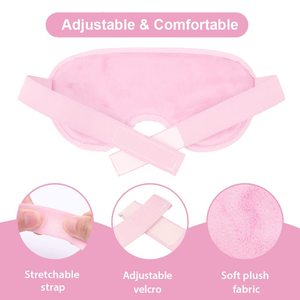 Masque pour les yeux chauffant, perles de gel, masque rafraîchissant, compresse chaude et froide pour un bon sommeil, soulagement des cernes - Product Image 5