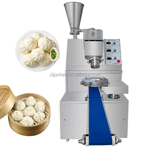 Máquina automática de llenado de carne y verduras Dumpling y Xiao Long Bao Máquina de llenado de bollos al vapor