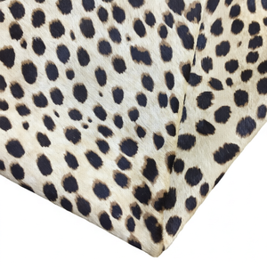 Material con Estampado de Leopardo y Diseño de Piel de Vaca, Resistente a las Arrugas, para Zapatos, Bolsos, Maletas y Disfraces - Product Image 1