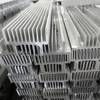 Radiateur LED COB sur mesure en aluminium extrudé, usiné CNC, pour équipement électronique d'usine