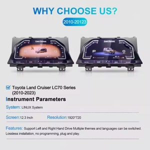 Navihua New Upgrade LCD Dashboard Car Digital Cluster Auto Speedometer for Toyota Land Cruiser LC76 LC79 LC70 LC75 2010-2024 - Product Image 4